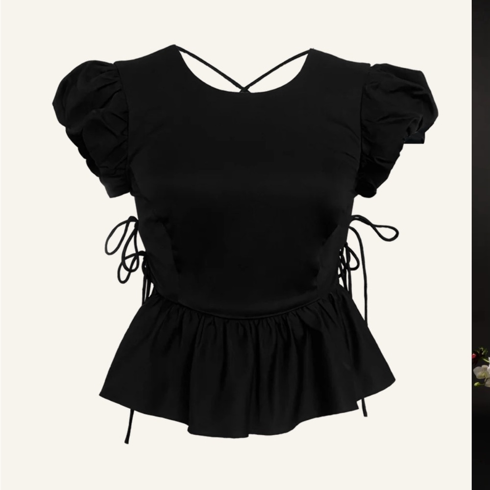 NWT Rare - Allina Liu Matisse Top, black